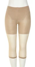 Spanx Nude Footless Power Capri Pantyhose Shaper Women's Size E L89301
