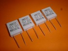 4x 0,1 Ohm 5 Watt Metallband Widerstand MPC71