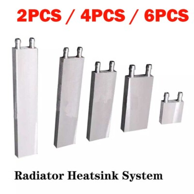 #ad LOT OF Radiator Heatsink System Aluminum Water Cooling Block Liquid Water Cooler $13.97