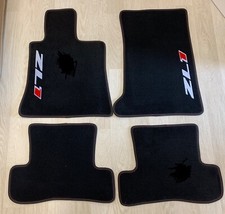 Autoteppich Fußmatten für Chevrolet Camaro ZL1  2farbig ab2016 Velours Nubukband