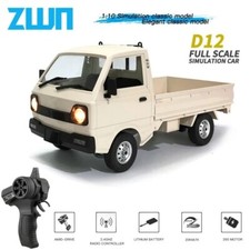 WPL D12 1:10/1:16 RC Auto Simulation Drift Climbing Truck mit LED Beleuchtung & Ladung