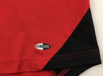 AC Milan 2005 2006 Adidas Opel red player issue training shirt