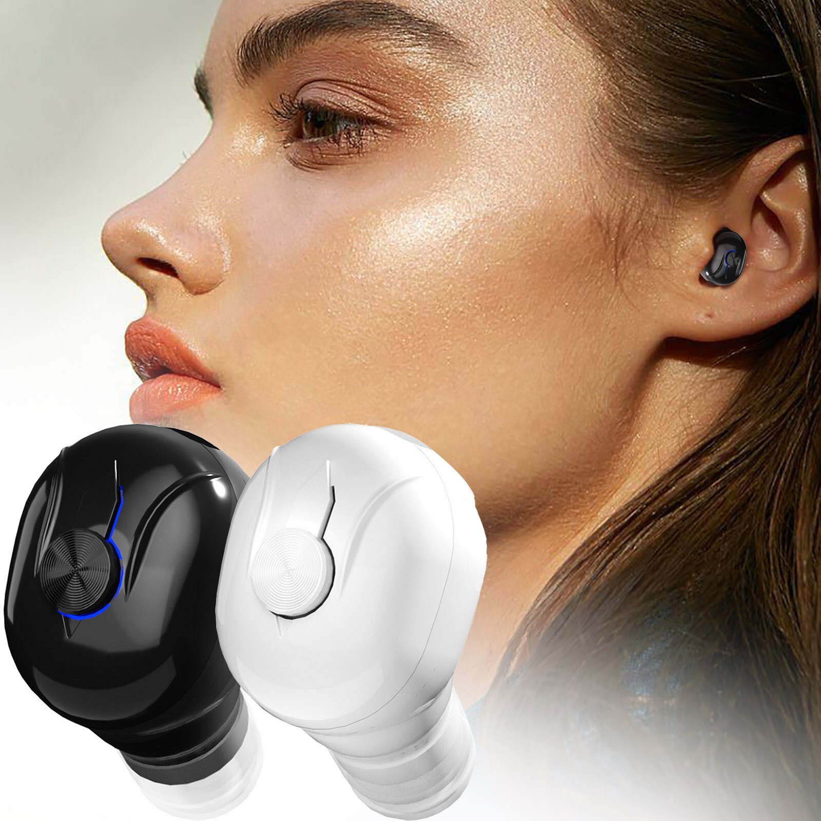 Wireless Earbuds Bluetooth 5.0 Earbuds Stereo Bass In Ear Bluetooth Headphones-image
