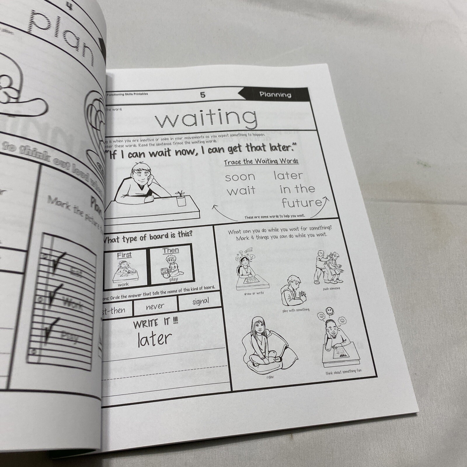 Executive Functioning Skills Printables Workbook: For Students Learning ...