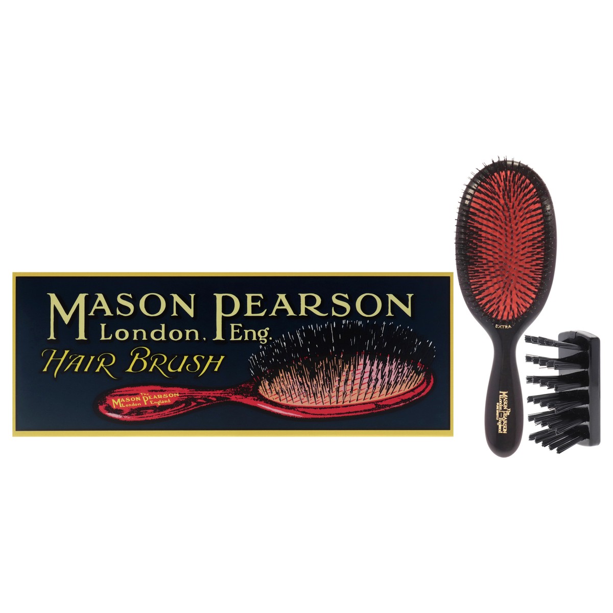 Mason Pearson Extra Large Pure Bristle Brush - B1 Dark Ruby