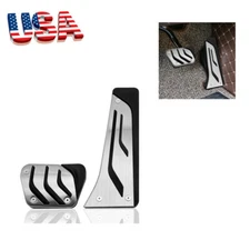 For BMW F30 F10 E39 E90 E60 X1/3/5 2005-2020 2Pcs AT Gas Brake Foot Pedals Cover