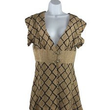 Vintage 1970's Mini Dress SZ Small Tunic Fabulously Boho