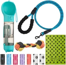 Pet Water Bottle - Portable Automatic Dog Water Bottle Dispenser w/ Food Storage