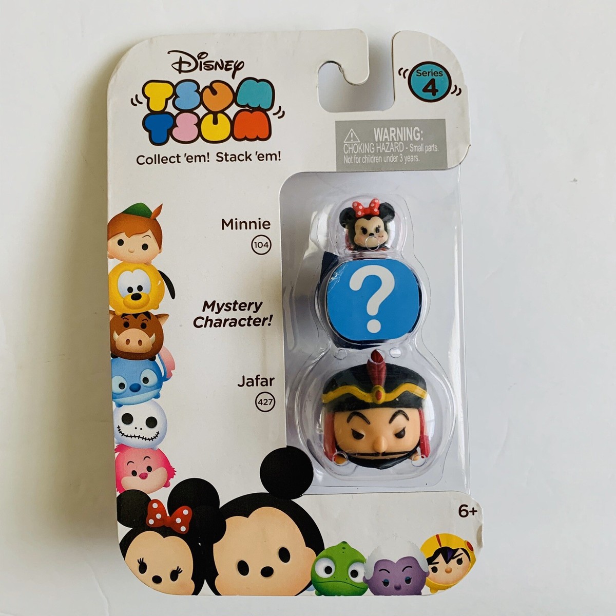 Disney Tsum Tsum 3 Pack Series 4 Minnie Mouse Jafar Mystery Figure