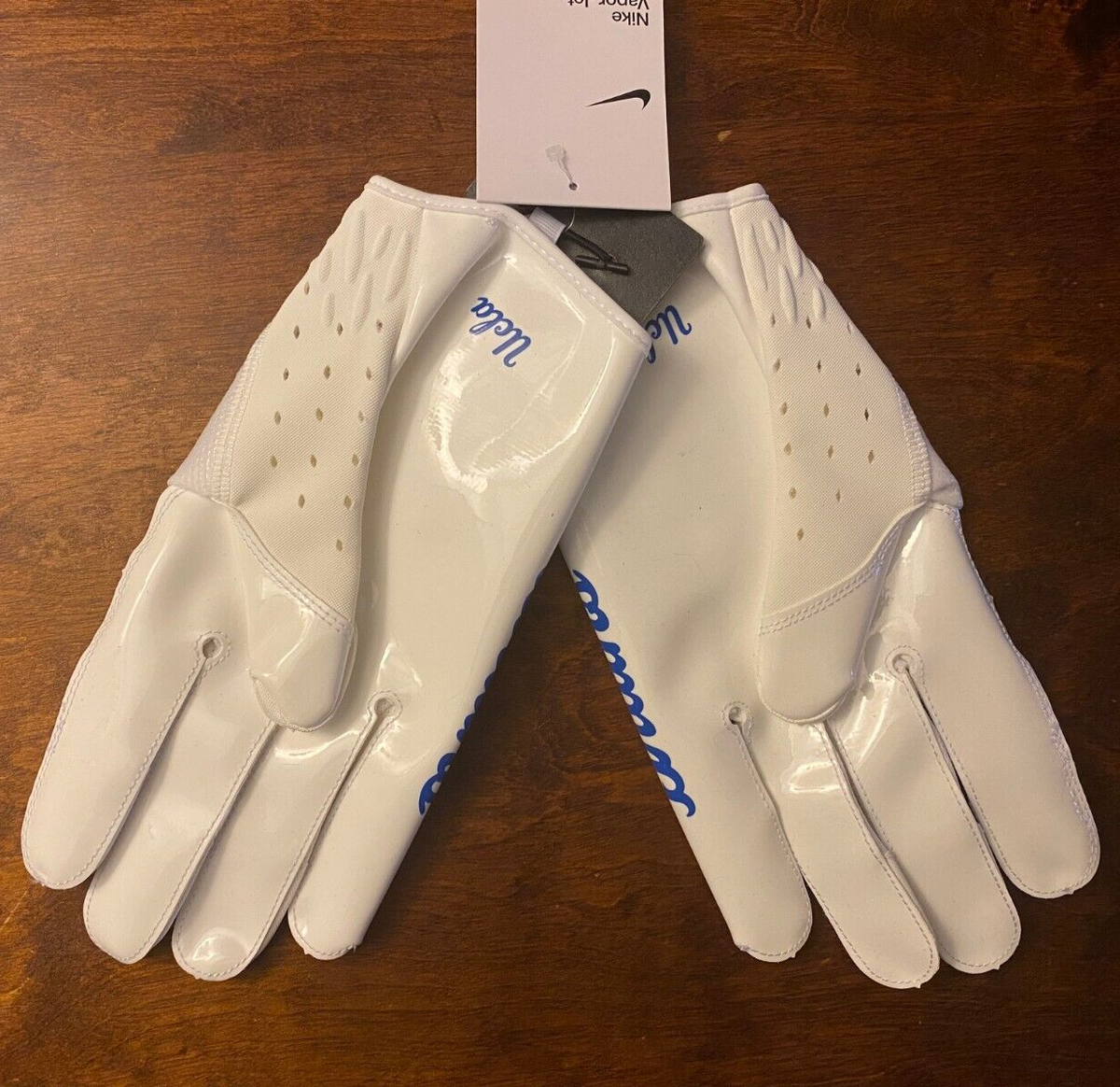 Nike Vapor Jet NCAA UCLA Bruins Jordan Receiver Football Gloves