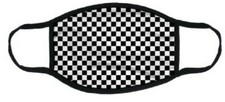 New Face Mask Reusable CHECKERED BLACK AND WHITE Breathable Double Layer