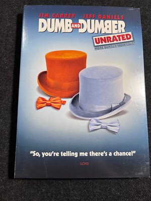 Dumb & Dumber (DVD, 2021) Unrated with Slipcover Jim Carrey Jeff Daniels SEALED
