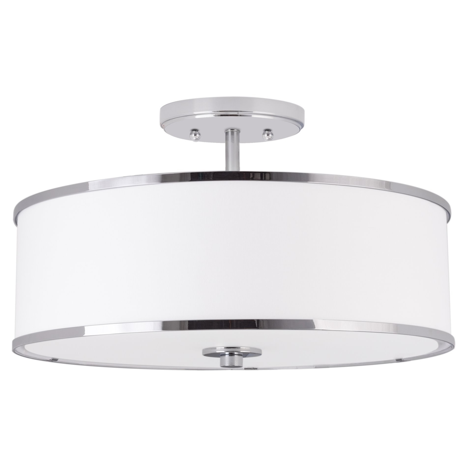 Revel Chloe 15 3 Light Semi Flush Mount Ceiling Light W Chrome