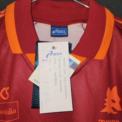 AS Roma 95/96 Vintage Training Shirt New w/ Tags Size L | eBay