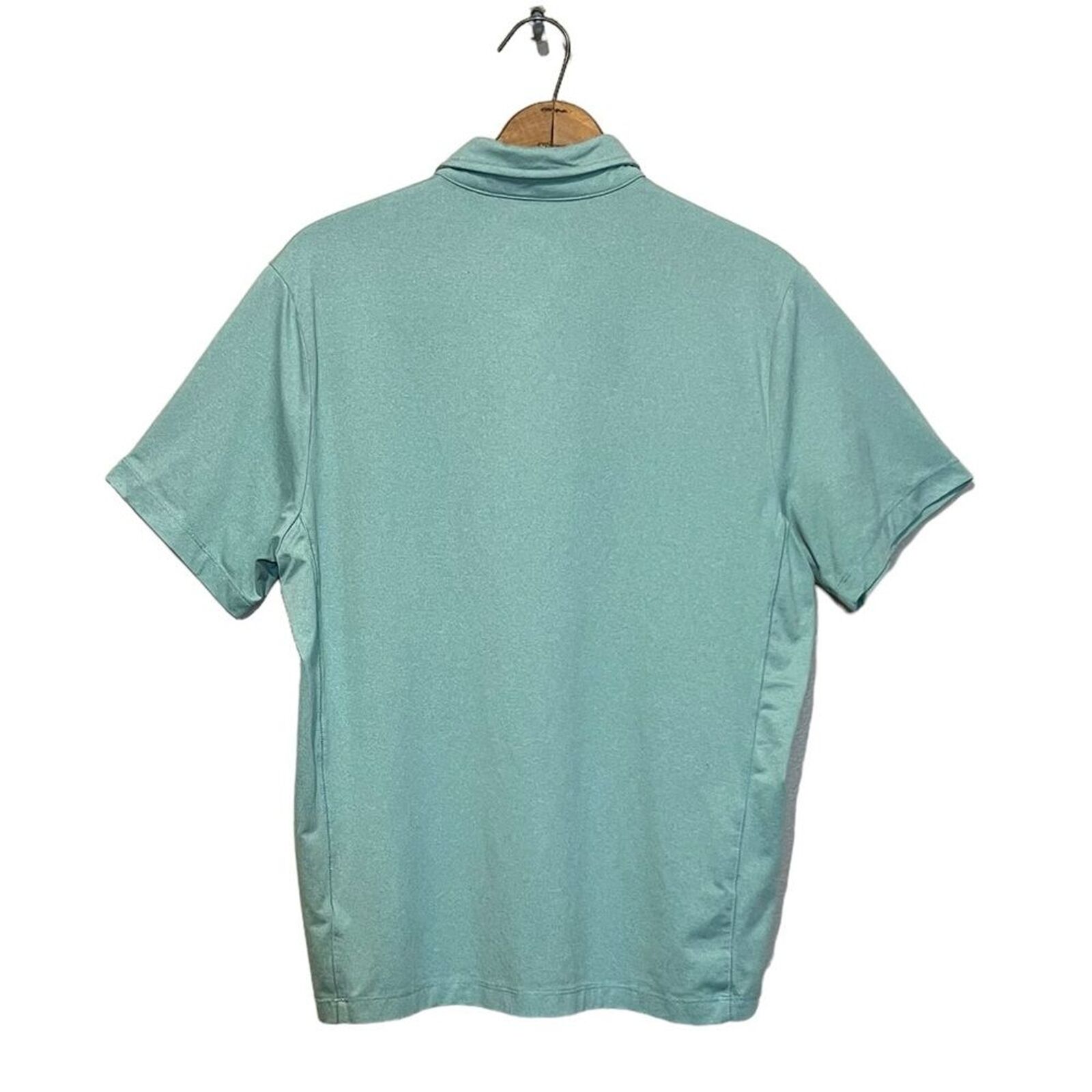 UNTUCKit Performance Golf Polo in Mint Green Size… - image 3