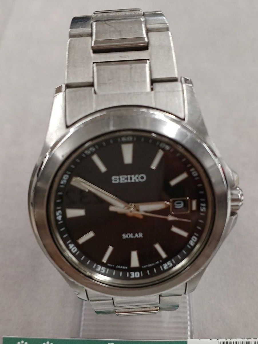 【美品】⭐️SEIKO セイコー SOLAR ソーラー V147-0AD0 SEIKO(セイコー) / ソーラー腕時計/アナログ/ステンレス/SLV/SLV