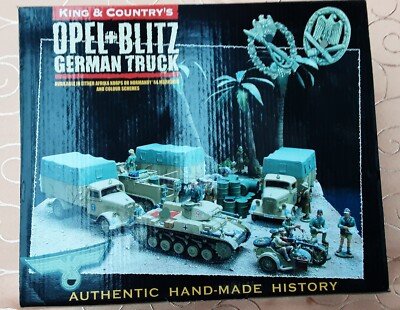 King & Country AK037 Opel Blitz German Truck Afrika Korps in Ovp