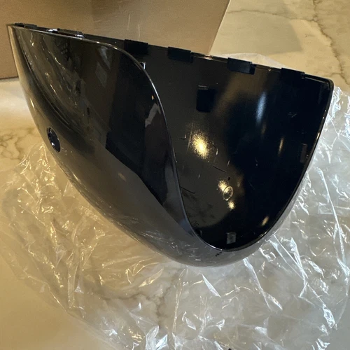 NEW OEM F54 F55 F56 F57 F60 Black Mini Cooper Mirror Cap W Driver Projector Hole