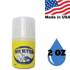 Boy Butter Lube Original Sex Lubricant for Men Oil Based Coconut HYBRID 2oz Pump