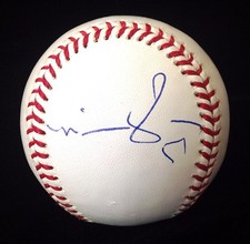 Mike Gonzalez Autographed MLB Rawlings Baseball