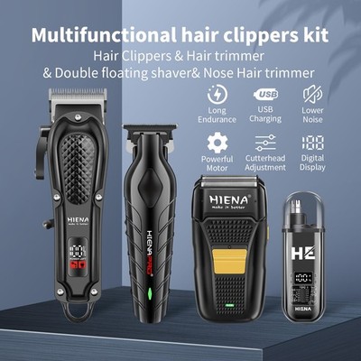hiena Finish Machine Electric Professional Electric Hair Clippers Beard Clipper 