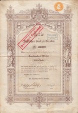 Sächsische Bank zu Dresden - 1870 - 200 Thaler