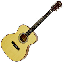 Aria 209N Akustikgitarre mit massiver Fichtendecke, natur