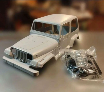 GW SALE タミヤ 1/10 ジープ ラングラー YJ ボディ サフ済 Tamiya 1/10 Jeep Wrangler YJ Body (Primed) From Japan | eBay