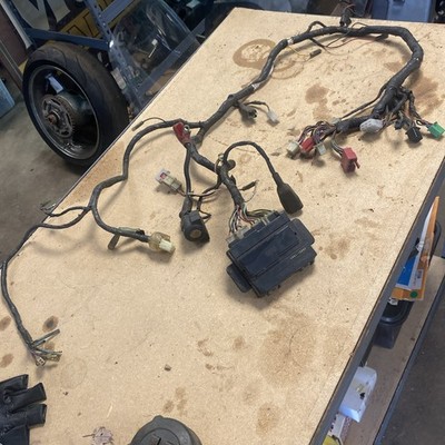 1988 Kawasaki Concours Zg1000 Main Wiring Harness Fuse Panel Solenoid Etc