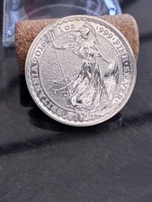 2016 Monkey Edge Privy Silver Britannia £2 Coin .999Ag 1 oz Silver Bullion