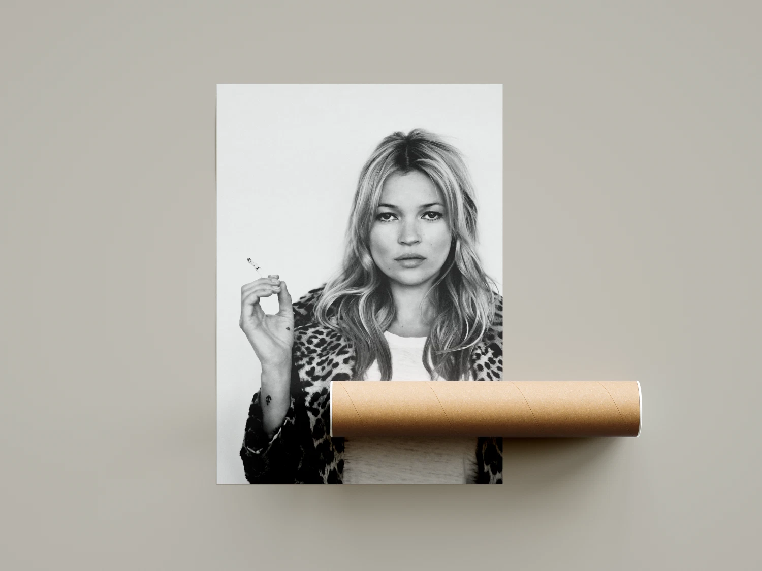 Kate Moss Fashion Poster
