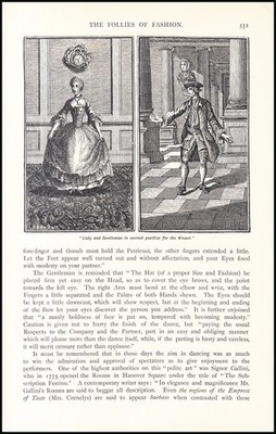 STEP & FIGURE DANCING : THE FOLLIES OF FASHION. AN UNCOMMON ORIGINAL ARTICLE FRO