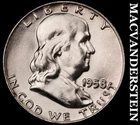 1958-D Franklin Half Dollar - Choice Gem Brilliant Unc  Lustrous  #J8760
