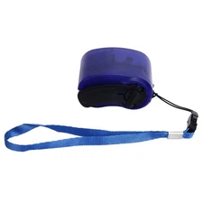 Blue USB Hand Crank Phone Charger Portable Hand Power USB Charger For