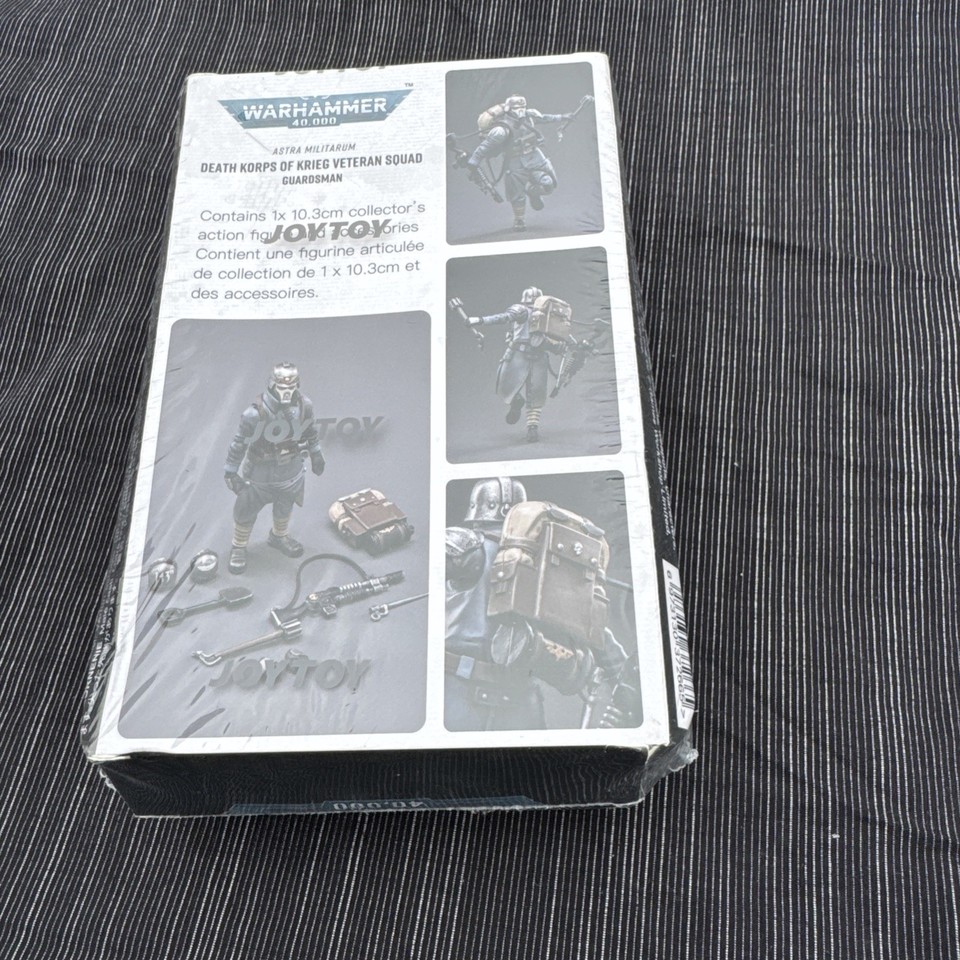 Figurine JoyToy Warhammer 40K : Death Korps Of Krieg Veteran Squad Demolitions, 1/18, Peinte