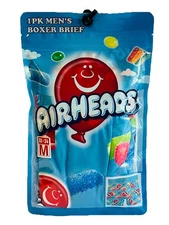 Airheads Candy Print Mens Boxer Briefs Medium (32-34) Stretch Funny Gag Gift NIP
