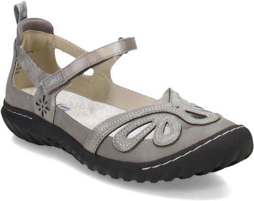 Jambu JBU Women's Magnolia Mary Jane Flat, Red, 8.5