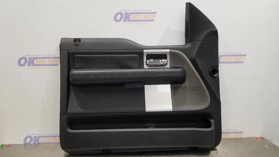 07 FORD F150 SALEEN S331 INTERIOR DOOR TRIM PANEL FRONT LEFT DRIVER BLACK - Image 2 of 4