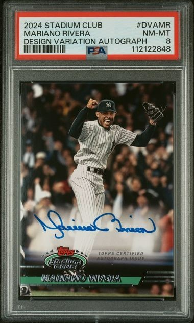 2024 TOPPS STADIUM CLUB DESIGN VARIATIONS AUTOGRAPHS #DVAMR MARIANO RIVERA