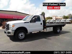 2016 Ford F-350 4X4 Flatbed Truck