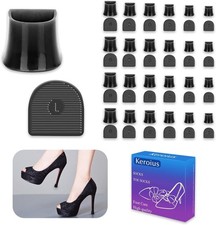 Elegant Heel Caps 24 Pairs of Durable, Washable Protectors for All Occasions