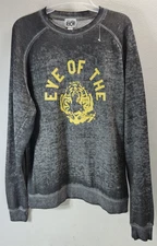 Suburban Riot Brand Black Eye of The Tiger Sweatshirt Size Small
