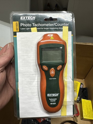 Extech 461920 Laser Photo Tachometer Counter | eBay