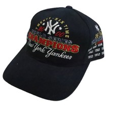 Vintage New York Yankees World Series Champs Snapback Hat Cap OSFA MLB