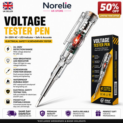 Elektrischer Testtester Stift Schraubendreher Spannungsprüfer Schaltungstester Stift 12-220V