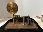 Early Telegraph Key & Sounder z rolką taśmową