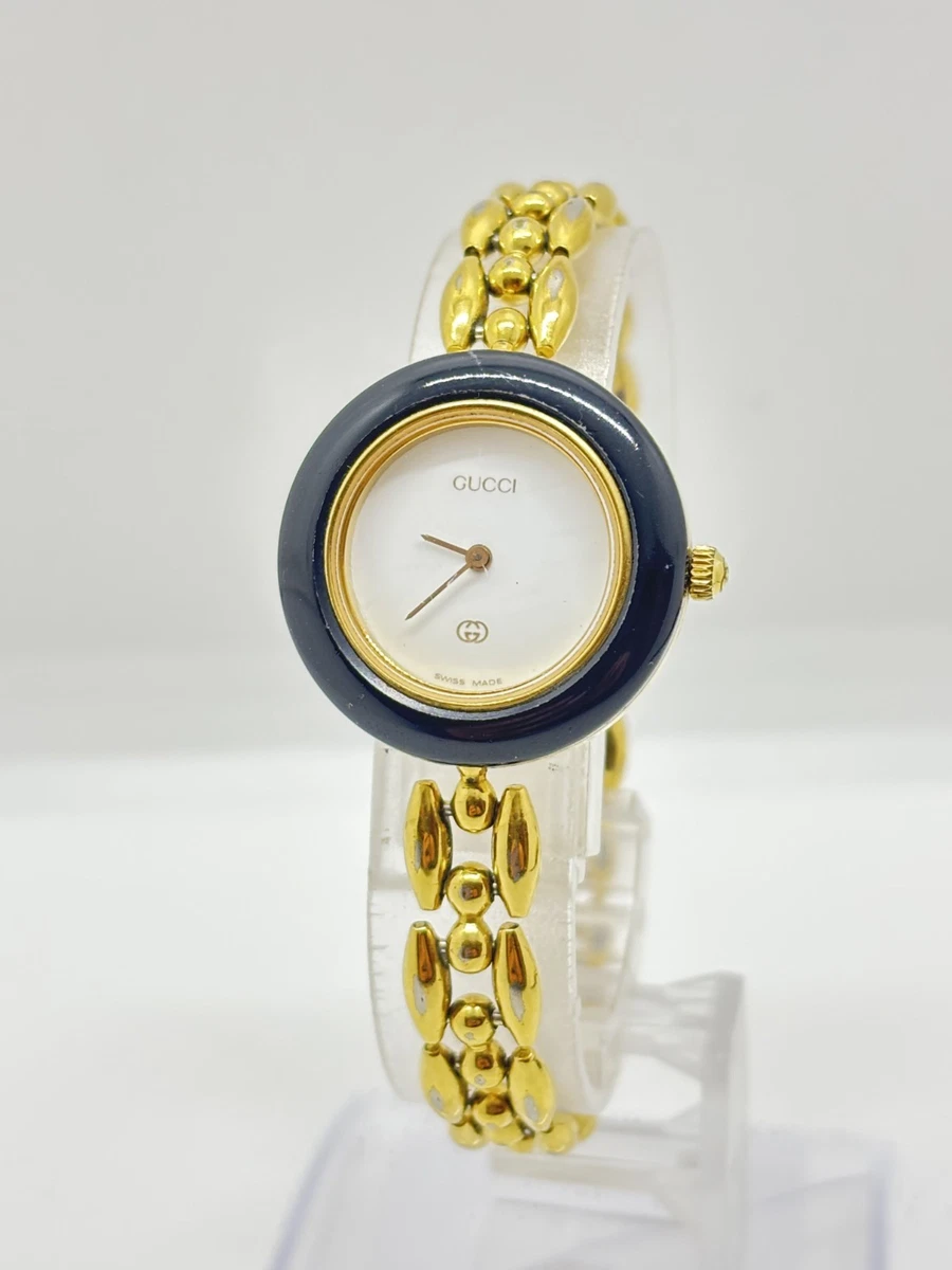 GUCCI チェンジベゼルウォッチ 1100 GUCCI】グッチ『チェンジベゼルウォッチ』1100-L レディース クォーツ