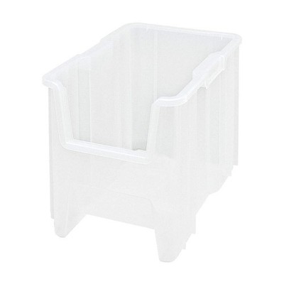 QUANTUM STORAGE SYSTEMS QGH600CL Bin,Clear,Polypropylene,12 1/2 in 10H855