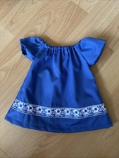Niedliche Puppenkleidung 43 cm Kleid Handarbeit
