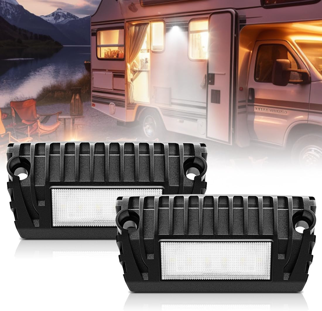 5" Luci per Tende Da Sole, Luci a LED Da 12 V per Camper, Roulotte E Caravan